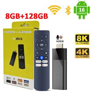 안드로이드 16 TV 스틱 Q12 8GB 올위너 H313 쿼드 코어 4K HDR 듀얼 와이파이 8K 미디어 플레이어 구글 블