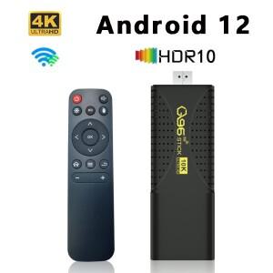 Q96 10K 스마트 호환 TV 스틱 4G WiFi 안드로이드 12 Rockchip 3228A 쿼드 코어 HD 4K 박스 8GB 미디어 플