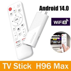 스마트 호환 TV 스틱 H96 MAX H313 2GB 16GB 8GB 안드로이드 14 Wifi6 BT5.0 쿼드 코어 홈 미디어 플레이어