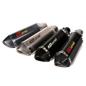 범용 바이크 오토바이 배기 머플러 파이프 먼지 자전거 ATV 탈출 탈착식 DB 킬러 CBR500R RC390 Z400 FZ6 G