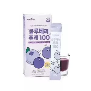 [NS홈쇼핑]메디트리 블루베리 퓨레 100 14포 12박스(총 168포)[35946434]