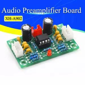 1/5/10Pcs XH-A902 오디오 연산 전치 증폭기 보드 모듈 NE5532 전면 패널 5개