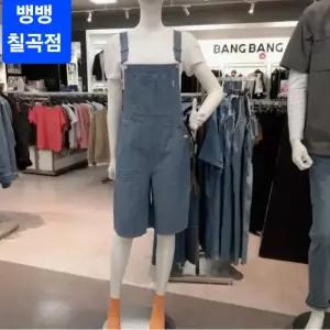 뱅뱅 HC09 여성 얇고 시원원맬빵 청 반바지 면 얇고 가벼운 아주예쁜  점프슈트 멜빵