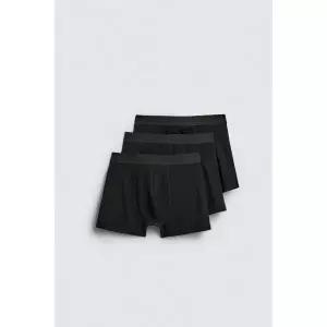 ZARA 베이직 박서 브리프 3장 세트 - 블랙 4442/430/800