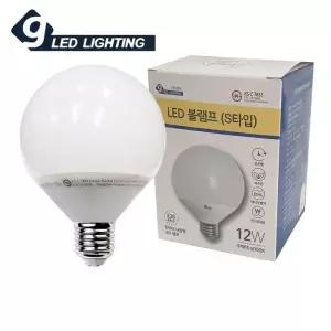 [룽스_65]건식12W 볼램프 S타입 LED램프 컨버터 LED전구