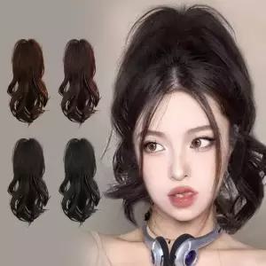 [룽스_65]집게 가발 헤어 부분가발 컬링 볼륨 머리핀 1P