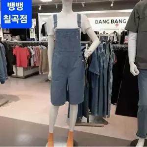 [셀러허브 1]뱅뱅 HC09 여성 얇은점프슈트 맬빵 청 반바지 면 얇고 부드러운 아주예쁜 멜빵 청반바 (49942