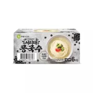 [이가자연면]고소한 서리태 콩국수 6인분입