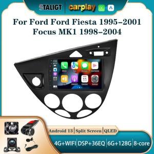 자동차 라디오 7 인치 Autoradio for Ford Fiesta 1995-2001 Focus MK1 1998-2004 멀티미디어 비디오 자동