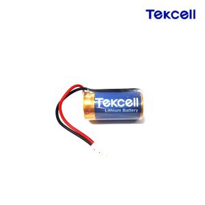 단독형 감지기용 감지기 배터리 텍셀 CR123A CR17450 3V 콘넥터 타입 TEKCELL 화재감지기용 배터리