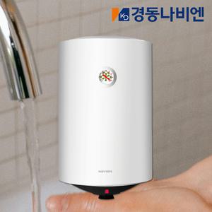 경동나비엔 전기온수기 50리터 스텐 온수기 벽걸이형 세로형 ESW560-50WV