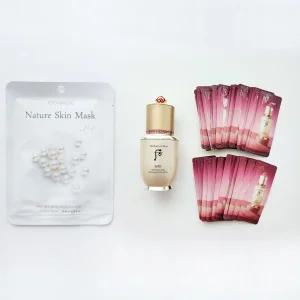 네이처 스킨 마스크팩 + 비첩 자생 에센스 25ml + 비첩 자생 에센스 1ml x 60장