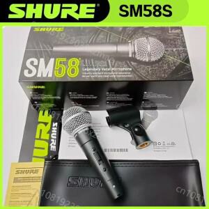 SHURE SM58 전설적인 보컬 다이나믹 유선 마이크 고품질 전문 DJ 카디오이드 가라오케 KTV 무대 쇼 교회
