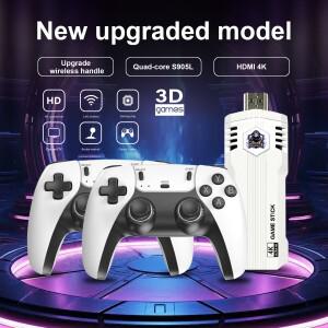 게임 콘솔 X2L ARM Mali-450 쿼드 코어 S905L 64G/128G 30000+ PSP DreamCast N64용 제어