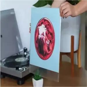 25 12인치 비닐 레코드 외부 슬리브 33T 보호 보관 LP 및 앨범 커버 간편한 접근을 위한 밀봉되지 않은