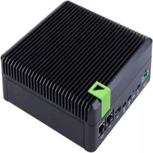 Jetson Orin 나노 8GB 모듈이 장착된 무팬 엣지 AI 장치 패시브 쿨링이 알루미늄 케이스 2xRJ45 GbE