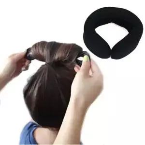 머리카락 스타일링 도구 스폰지 플라스틱 루프 곱슬 머리 제조기 Scrunchie 머리띠 트위스트 도넛 롤빵