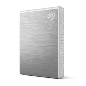 Seagate One SSD 2TB 외장 휴대용 u2013 Silver, 최대 1030MB/s 속도, 6m Millio Photo+ 구독, 6mo Dropbox 백업 플랜 u200B 및 구조 (STKG2000401)