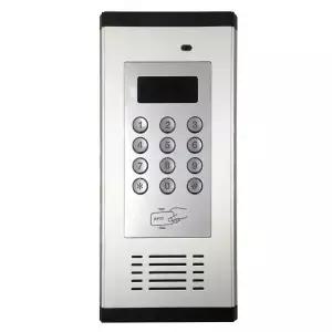 4G GSM 게이트 도어 인터콤 도어폰 백라이트 액세스 제어 키패드 통화로 원격 개방 및 IC 카드 해제 기능