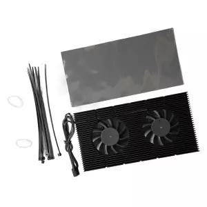 GPU 백플레이트 라디에이터 알루미늄 합금 고속 히트 싱크 4핀 백플레인 메모리 쿨러(RTX3090 3080 3070용)
