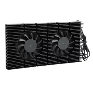 고웨닉 GPU 백플레이트 메모리 라디에이터 4핀 냉각 팬 및 그래픽 카드용 열 패드 RTX3090 3080 3070을