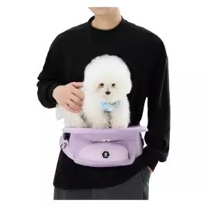 강아지힙시트 개힙시트 허리의자 산책 접이식 반려동물 허리띠 이동장 외출 이동 앞가방