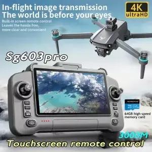 SG603 드론 GPS 가용 8K HD 카메라 터치스크린 리모컨 5G WIFI 스마트 리턴 브러시리스 대형 U RC 쿼드콥터