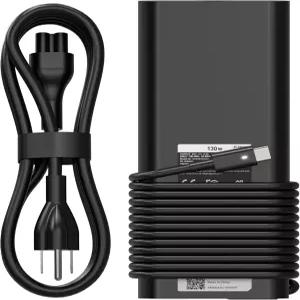 AYKLCZUU 130W USB C 타입 노트북 충전기 AC 어댑터 Dell XPS 15 17 2in1 9575 9500 9700 정밀도 5530 5550