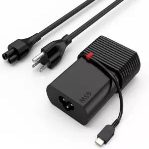 니브주키 뉴 슬림 65W USB C 충전기 레노버 씽크패드 X1 카본 젠 13 12 11 10 9 8 7 6 T14 T15 E16 E15 L16