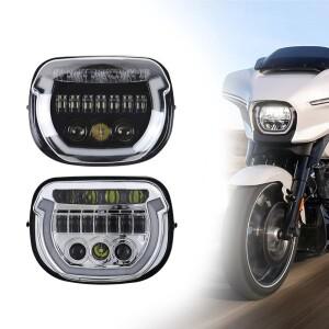 바이크 오토바이 LED 헤드 라이트 Harley Street Glide 2024 CVO Street Glide 2023-2024 용 하이/로우 빔