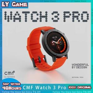 CMF By NOTHING Watch 3 Pro 스마트 블루투스 시계 1.43인치 아몰레드 스크린 GPS 스포츠 남성 방수