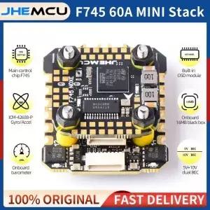 JHEMCU RC FPV 드론 쿼드콥터용 미니 비행 컨트롤러 스택 F745 60A 4in 1 ESC 36S LiPo NOXE FC ICM42688P