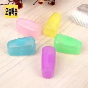 ( )휴대용 칫솔헤드캡 5P 위생보호용 휴대칫솔캡 칫솔커버5개 칫솔캡5P