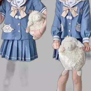교복몰 스카이블루 큐티쉬프 세라복 프레피룩 교복