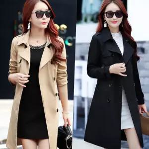 유니크 봄가을 간절기 더블코트