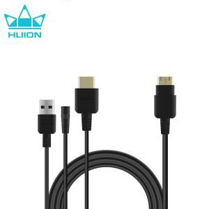 GT-156HD V2 GS1561/Kamvas 16 그래픽 태블릿 모니터 펜 디스플레이용 Huion 3-in-1 케이블 CB02