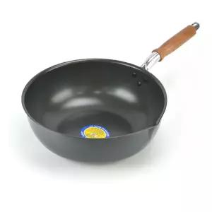 나무손잡이 업소용 경질 웍 북경팬 30호-29.5cm
