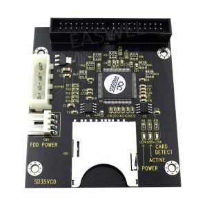 SD 메모리 카드-3.5인치 40핀 남성 IDE 어댑터 5V SD-3.5 보안 디지털 변환기 지원 최대 128gb 카드