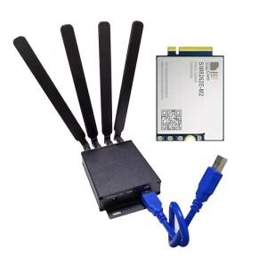 Quectel RM520N-GL RM502Q-AE 포함된 케이스 M.2-USB3.0 5G 개발 보드가 모뎀