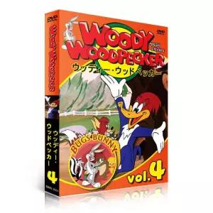 (DVD) 3개국어 딱따구리 벅스바니 에피소드4 (한국어/영어/일어 자막) 교육용DVD 영