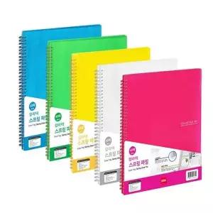 칼라텍 NT44KW14 스프링화일 A4 40P 투명 OfficeDEPOT