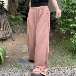 [하프클럽/]뒷밴딩 와이드 슬랙스 팬츠 여성 롱 와이드핏 바지 데일리 오피