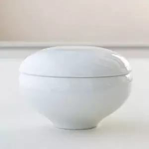 이천도자기 물레삭정 뚜껑 공기 10.5cm 테이블웨어 국 밥 (WE98439)