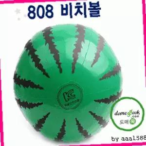 수박 무늬 비치볼 물놀이 공 수영장 놀이 용품 바다 물놀이 장난감 여름 휴가