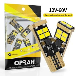 2x W5W T10 LED CANBUS 오류 없음 3020 SMD 자동차 주차 위치 조명 인테리어 맵 돔 독서 번호판 램프 12V