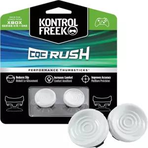 Xbox One 및 Series X 컨트롤러용 KontrolFreek CQC 러시 성능 엄지 스틱 미드 라이즈 오목 화이트