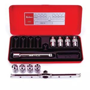 -3 8 탭홀더세트 10pcs 3260 M1-M12 (1EA) 홀더드 세트 작업 공구 소켓 복스대 연결대