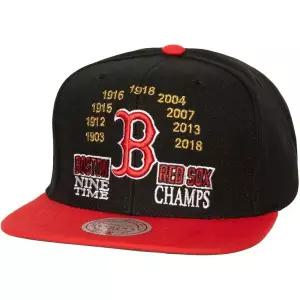 미첼 앤 네스 보스턴 레드삭스 MLB 챔프 이즈 히어 스냅백 모자 검정 3118562