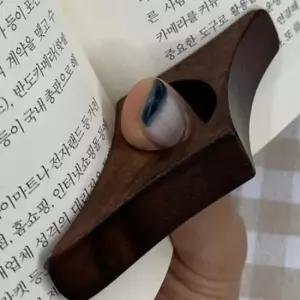 중형 나무 손가락링 독서링 책읽기 북홀더 엄지
