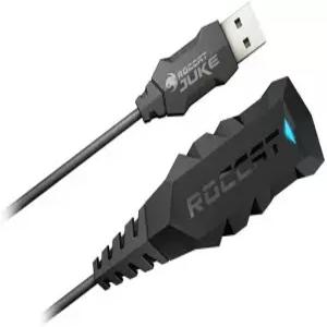 ROCCAT Juke - PC 컴퓨터 게이밍 헤드폰 서라운드 사운드 레오 헤드셋과 호환되는 USB 카드를 가상 7 스 및